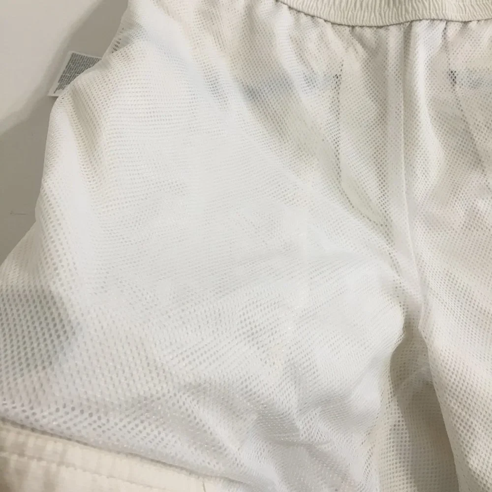 The North Face Mens Size Small TNF Outline Shorts White Elastic Waist 6